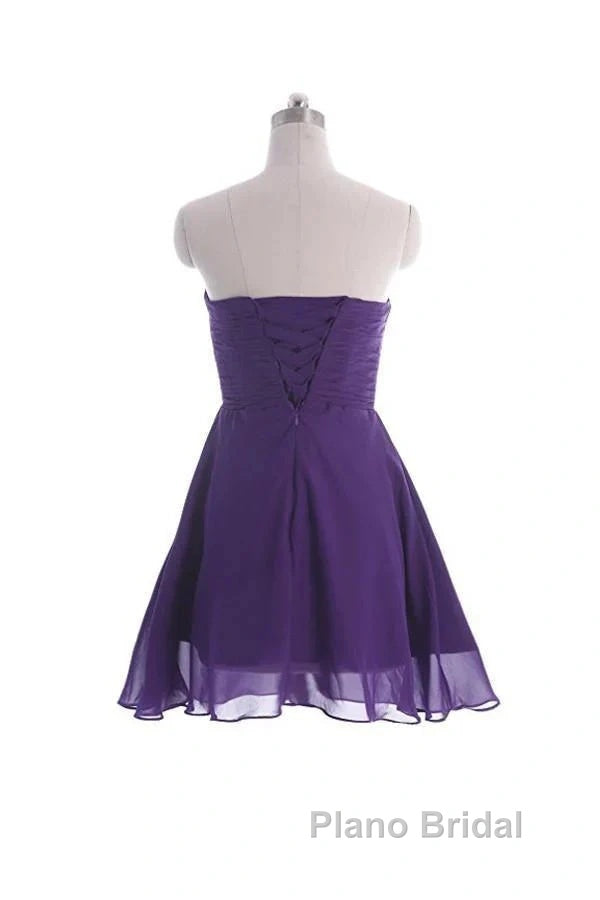 Simply Chiffon Strapless Bridesmaid Dresses