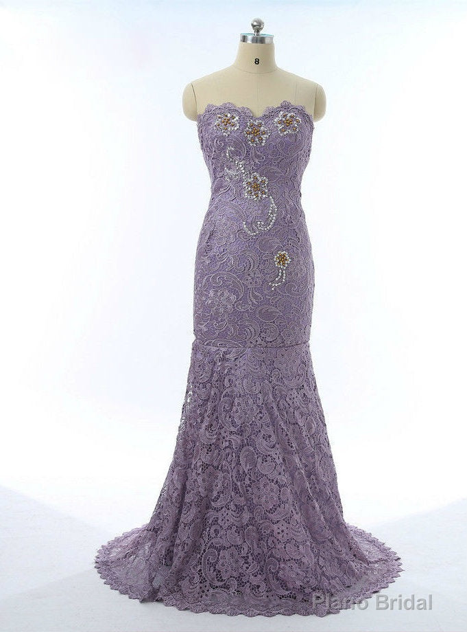 Element Mermaid Lace Prom Dresses Floor-Length Froaml Party Dress Main image