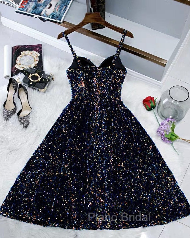 Sparkle Ombre Sequin Sweetheart Homecoming Dresses Secondary image