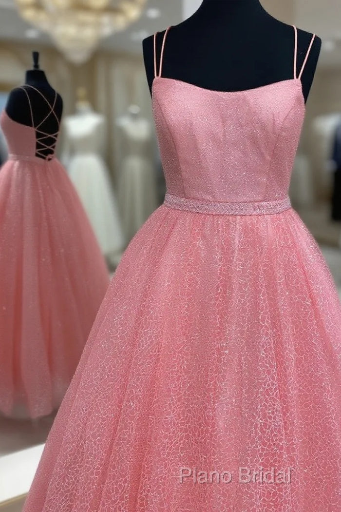 Sparkling Formal Prom Dresses, Formal Dresses, Dance Dresses, Graduation School Party Gown Main image