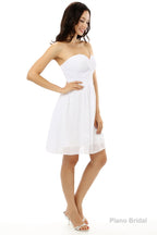 Sweetheart Neck Chiffon Knee Length Homecoming Dresses