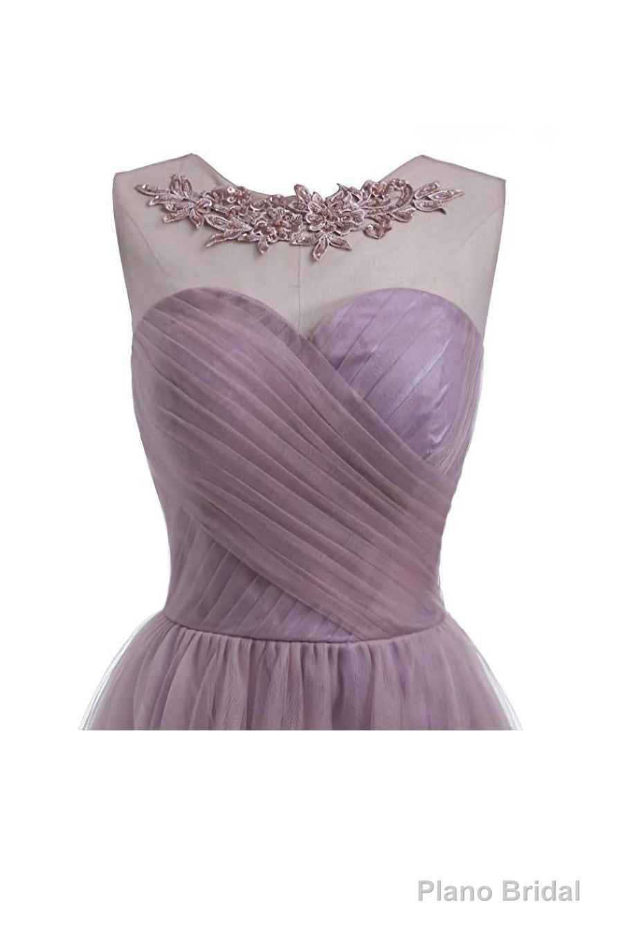 Sweetheart Tulle Homecoming Dresses A Line Scoop Short Prom Dress Main image