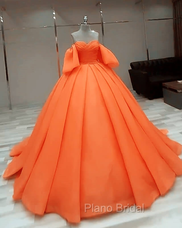 Tulle Ball Gown Puffy Sleeve Dresses Secondary image