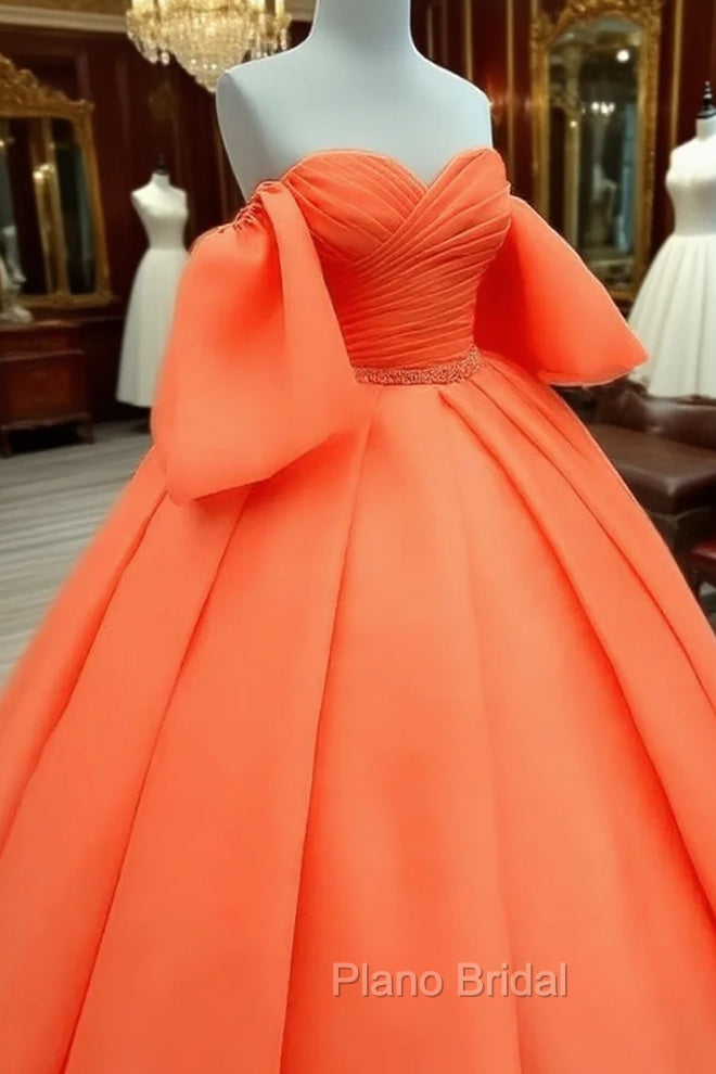 Tulle Ball Gown Puffy Sleeve Dresses Main image