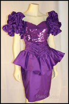 Unique Purple Short Formal Prom Dresses, Formal Dresses