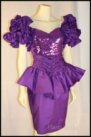 Unique Purple Short Formal Prom Dresses, Formal Dresses