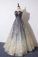 Unique tulle lace long Formal Prom dress tulle formal dress