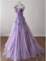 A-Line Formal Prom Dresses Elegant Dresses Formal Sweep / Brush Train Sleeveless Sweetheart Tulle with Pleats Sequin Appliques
