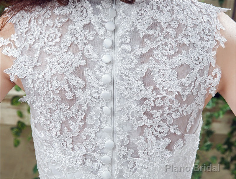 V-Neck A-Line Wedding Dresses