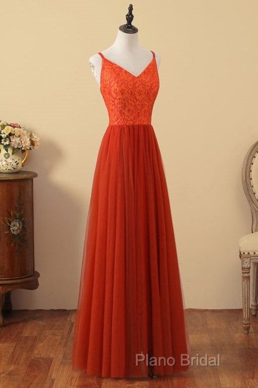 V-Neck Sienna Lace Top Bridesmaid Dresses Secondary image