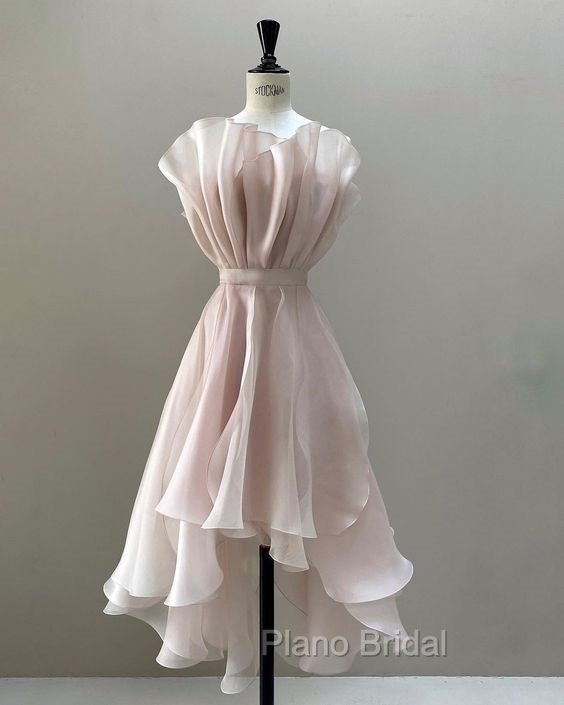 Vintage A-Line Organza Pink Homecoming Dresses 18Th Birthday Outfits Secondary image