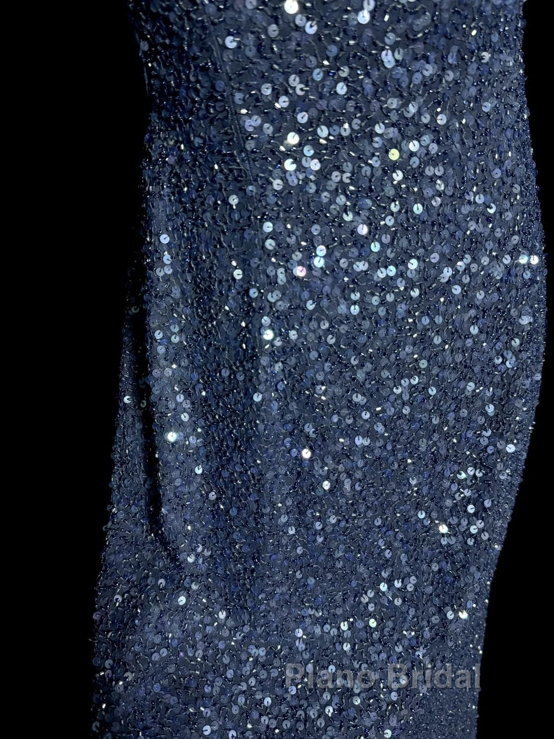 Vintage Mermaid Boat Neck Blue Sequin Backless Formal Prom Gown Fairy Formal Prom Dresses
