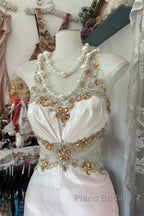 Vintage Mermaid Halter Sleeveless Long Ombre Pink Evening Dresses Formal Prom Dresses