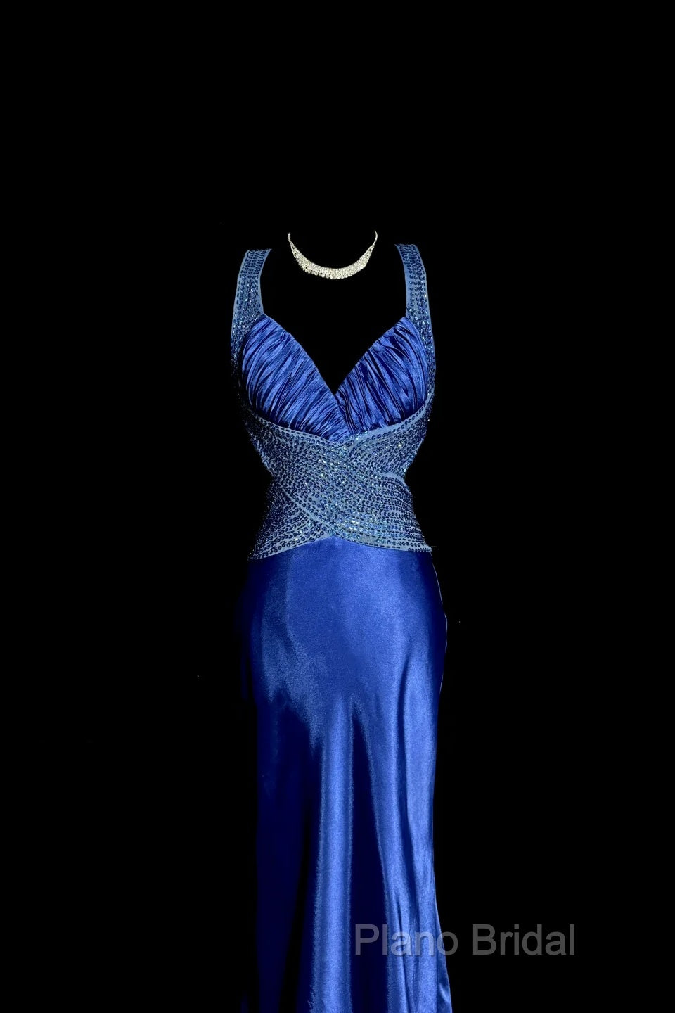 Vintage Mermaid Sweetheart Neckline Royal Blue Satin Backless Formal Prom Gown Fairy Formal Prom Dresses