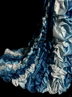 Vintage Mermaid Sweetheart Sleeveless Long Blue Formal Prom Gown Fairy Formal Prom Dresses