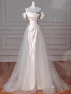 Vintage Sheath Off The Shoulder Satin Long Formal Prom Dresses Party Evening Dresses