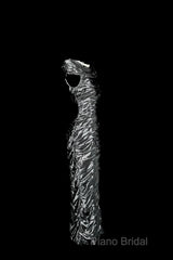 Vintage Sheath Off The Shoulder Silver Gray Sleeveless Long Formal Prom Gown Fairy Formal Prom Dresses