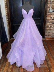 Wholesale  Ball Gown A-Line Formal Prom Dresses Sparkle & Shine Dresses Formal Wedding Party Floor Length Sleeveless Sweetheart Tulle Backless With Pleats Ruffles