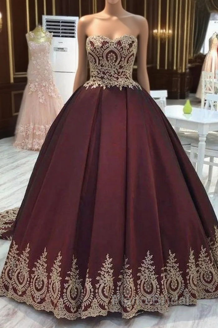 Wine Red Wedding Dresses,Burgundy Wedding Gowns Formal Prom Dresses