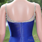 Womens Shiny Sequins Prom Dresses Deep V Neck Long Ball Dress Elegant Party Club Dress Luxury Cocktail Evening Dresses