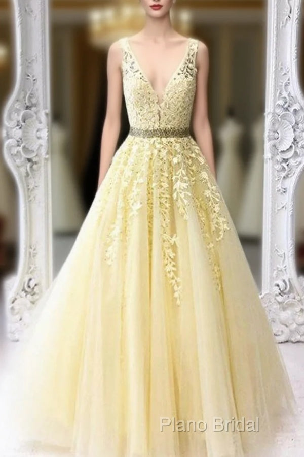 Yellow Formal Prom Dresses Formal Dresses, Formal Dresses, Dance Dresses Main image