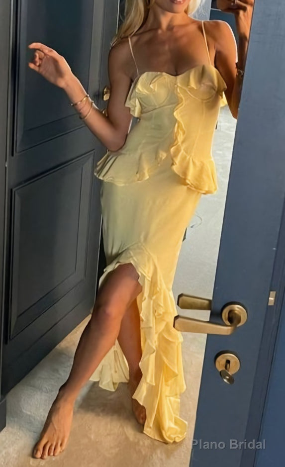 Yellow Prom Dresses Party Evening Gowns Main image